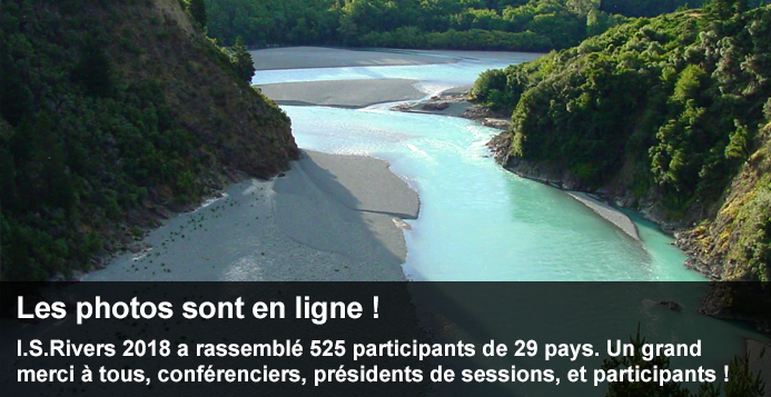 Les photos sont en ligne ! I.S.Rivers 2018 a rassemblé 525 participants de 29 pays. Un grand merci à tous, conférenciers, présidents de sessions, et participants !